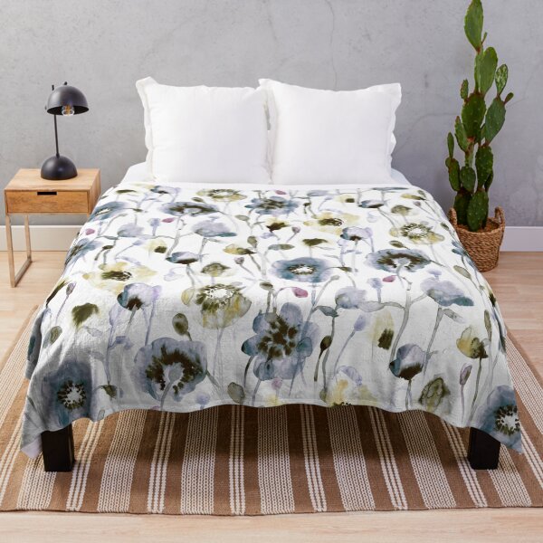 Item preview, Floral watercolor ink designed and sold by Alessandro Remo Mazzoni Remotextiles.