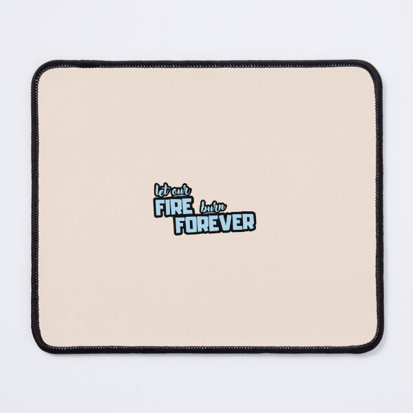 Item preview, Let our fire burn forever - romantic quote designed and sold by elenchase.