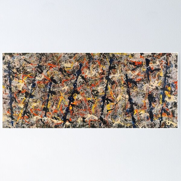 Rising from the Ash - 2 Original Jackson Pollock Style Unique Wall Art –  Nandita Art