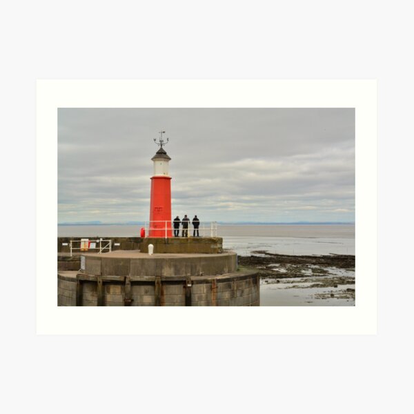 Watching The Tide Go Out Art Print