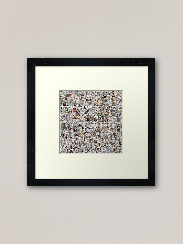 Thumbnail 1 of 7, Framed Art Print, Myriad-015 designed and sold by philjarry.