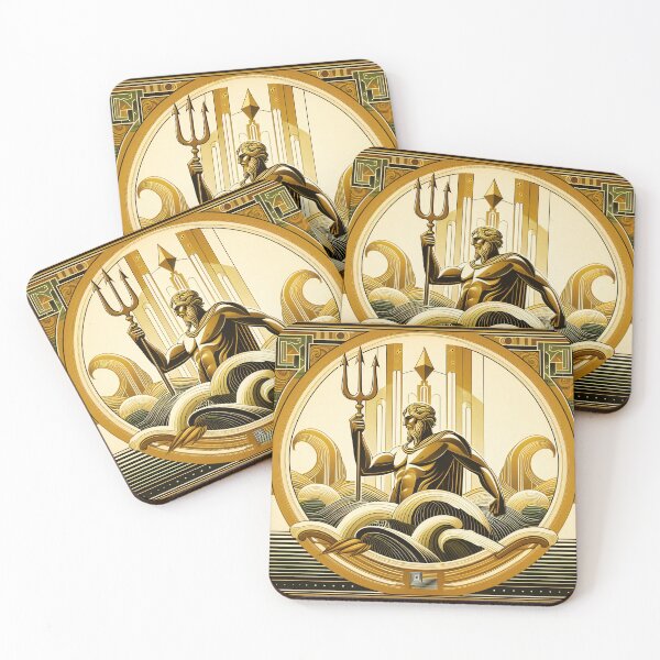 Item preview, The Gods of the Sea - Poseidon & Pontus designed and sold by ClassicRetroism.