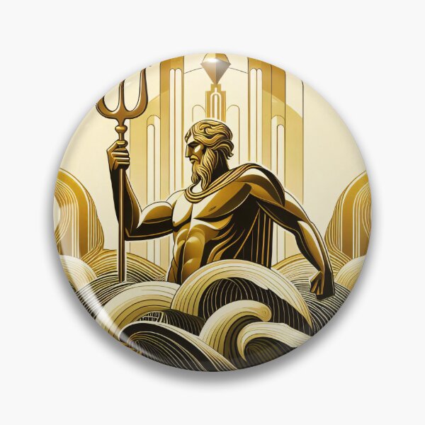 Item preview, The Gods of the Sea - Poseidon & Pontus designed and sold by ClassicRetroism.
