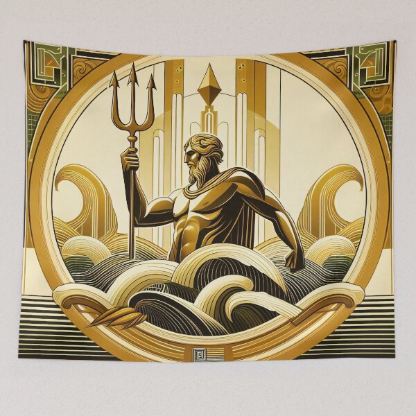 Item preview, The Gods of the Sea - Poseidon & Pontus designed and sold by ClassicRetroism.