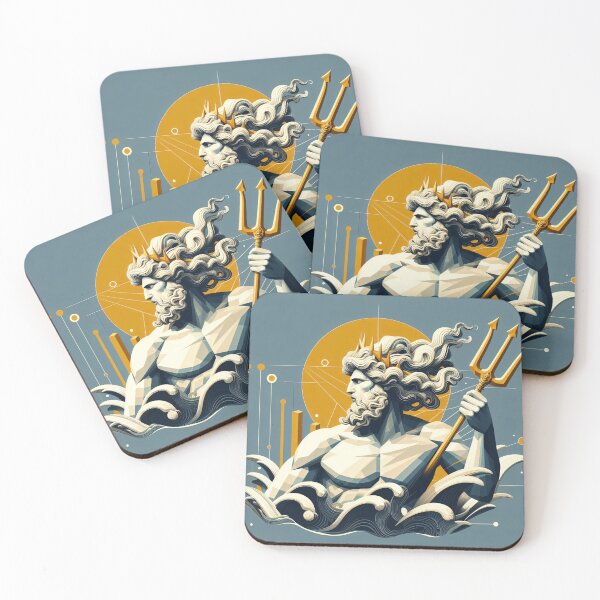Item preview, The Gods of the Sea - Poseidon & Pontus designed and sold by ClassicRetroism.
