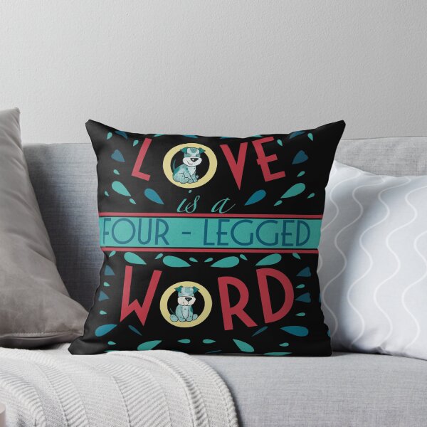 Item preview, Cute Dog, Love is a Four Legged Word designed and sold by dreamlara.