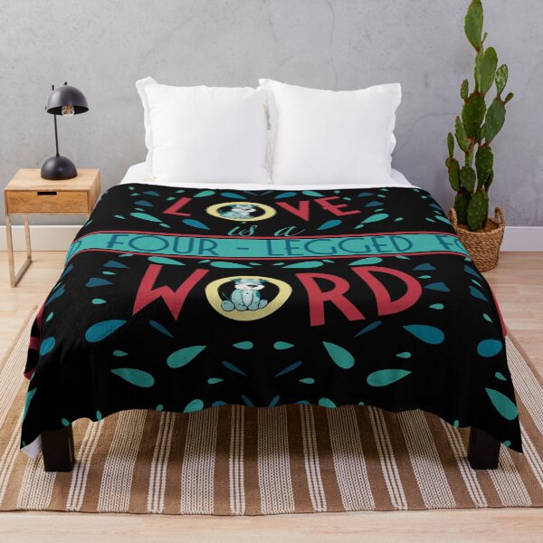 Item preview, Cute Dog, Love is a Four Legged Word designed and sold by dreamlara.