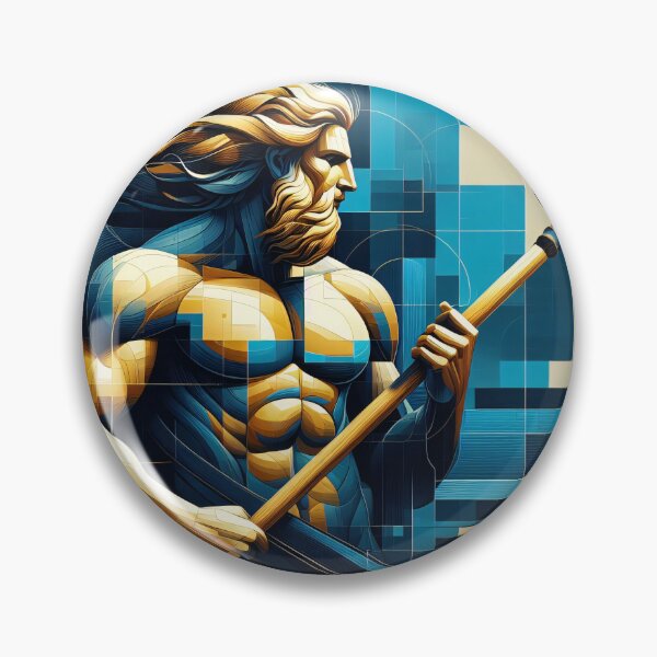 Item preview, The Gods of the Sea - Poseidon & Pontus designed and sold by ClassicRetroism.