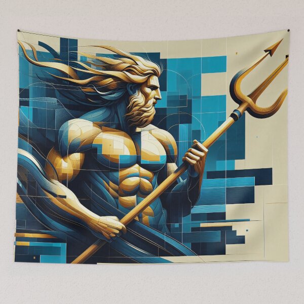 Item preview, The Gods of the Sea - Poseidon & Pontus designed and sold by ClassicRetroism.
