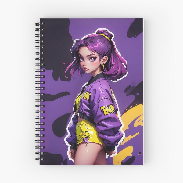 Item preview, purple girl designed and sold by ArtLab-store.