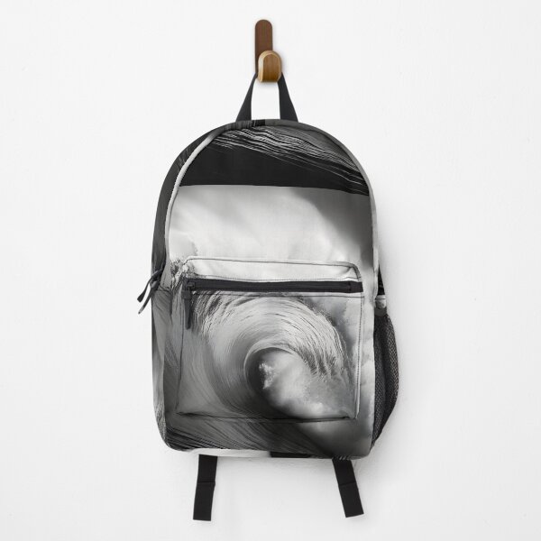 Item preview, black and white ocean wave breaking designed and sold by dcrc.