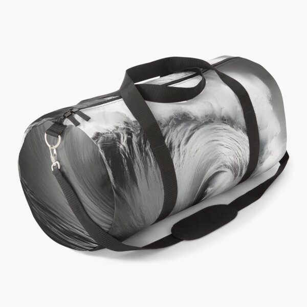 Item preview, black and white ocean wave breaking designed and sold by dcrc.