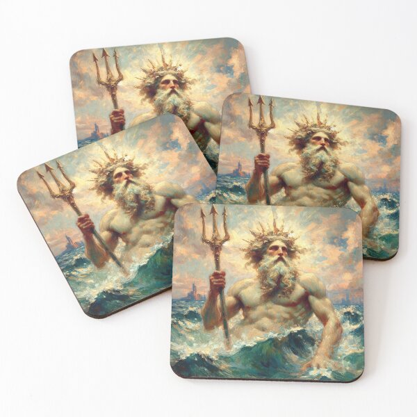 Item preview, The Gods of the Sea - Poseidon & Pontus designed and sold by ClassicRetroism.