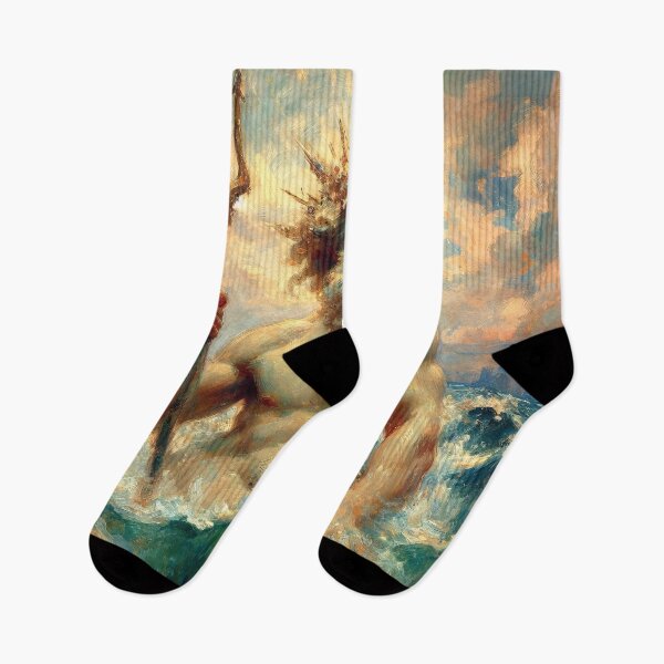 Item preview, The Gods of the Sea - Poseidon & Pontus designed and sold by ClassicRetroism.