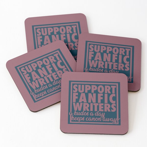Item preview, Support Fanfic Writers - Blue/Mauve designed and sold by G-S-A.