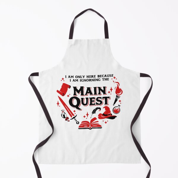 Item preview, I Am Only Here Because I Am Ignorning the Main Quest Dark Red designed and sold by wolfkin-design.