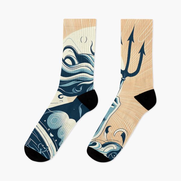 Item preview, The Gods of the Sea - Poseidon & Pontus designed and sold by ClassicRetroism.