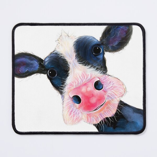 Item preview, CoW PRiNT ' HELLO SUNSHINE ' by Shirley MacArthur designed and sold by Shirley MacArthur Art.