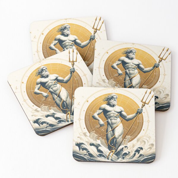 Item preview, The Gods of the Sea - Poseidon & Pontus designed and sold by ClassicRetroism.