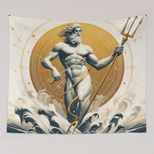 Item preview, The Gods of the Sea - Poseidon & Pontus designed and sold by ClassicRetroism.
