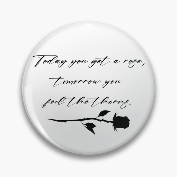 Item preview, ROSE & THORNS (light background) designed and sold by InkVee.