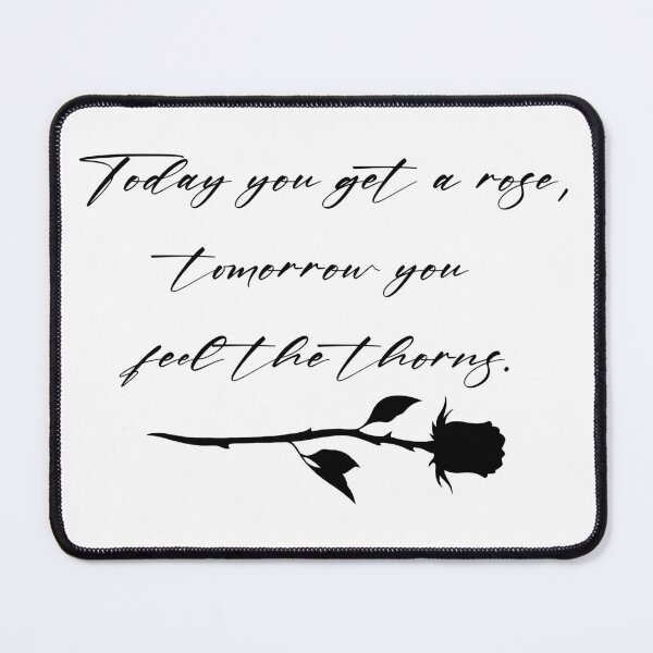 Item preview, ROSE & THORNS (light background) designed and sold by InkVee.