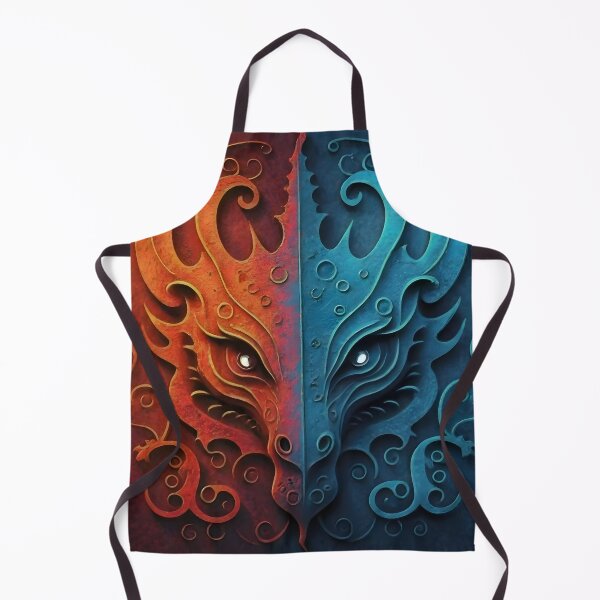 Item preview, Elvish Dragon Head Grunge Design designed and sold by DragonRealms.