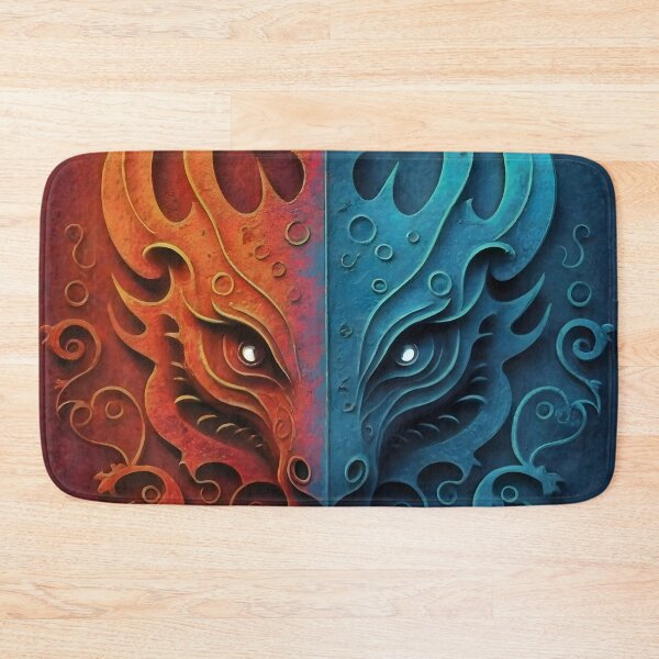 Item preview, Elvish Dragon Head Grunge Design  designed and sold by DragonRealms.