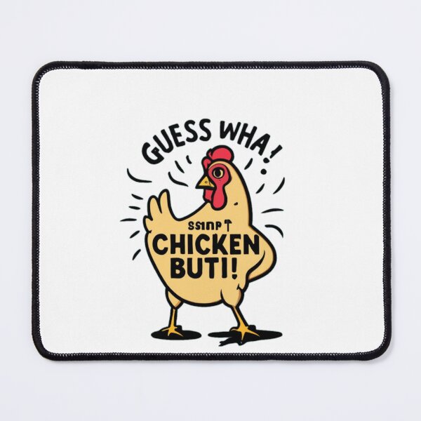 Item preview, Funny chicken Quote Guess What? Chicken Butt! designed and sold by Moad Fahim.