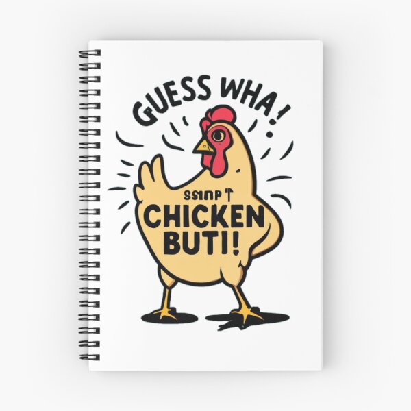 Item preview, Funny chicken Quote Guess What? Chicken Butt! designed and sold by Moad Fahim.