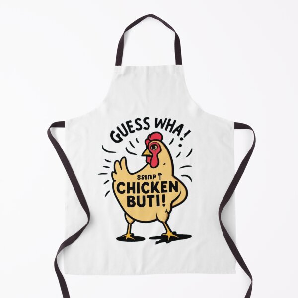 Item preview, Funny chicken Quote Guess What? Chicken Butt! designed and sold by Moad Fahim.