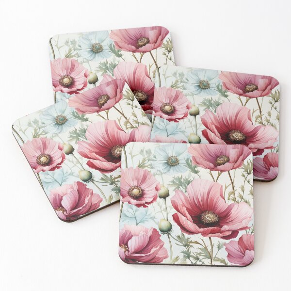 Item preview, Vintage Floral, Pink Anemone designed and sold by PigmeArt.