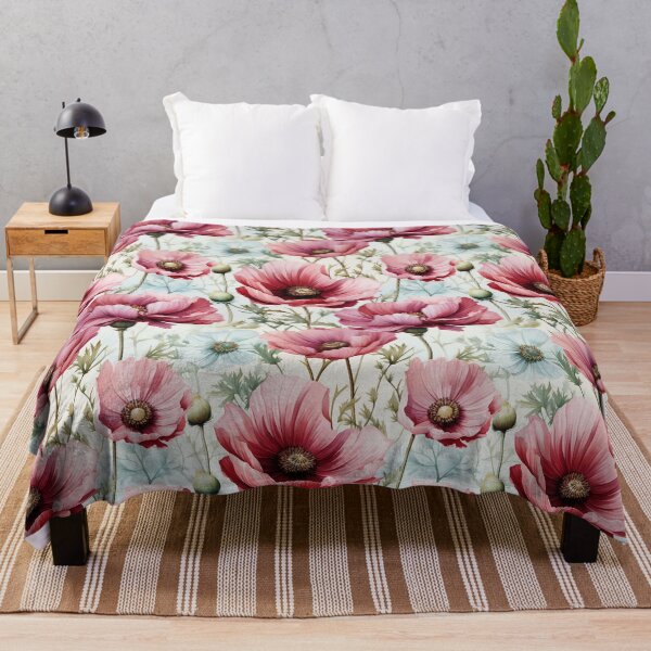 Item preview, Vintage Floral, Pink Anemone designed and sold by PigmeArt.