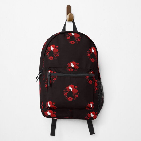 Item preview, Red-Haired Woman With Red Flowers designed and sold by vuslatmedia.