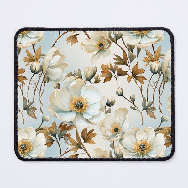 Item preview, Vintage Floral, White Anemone designed and sold by PigmeArt.