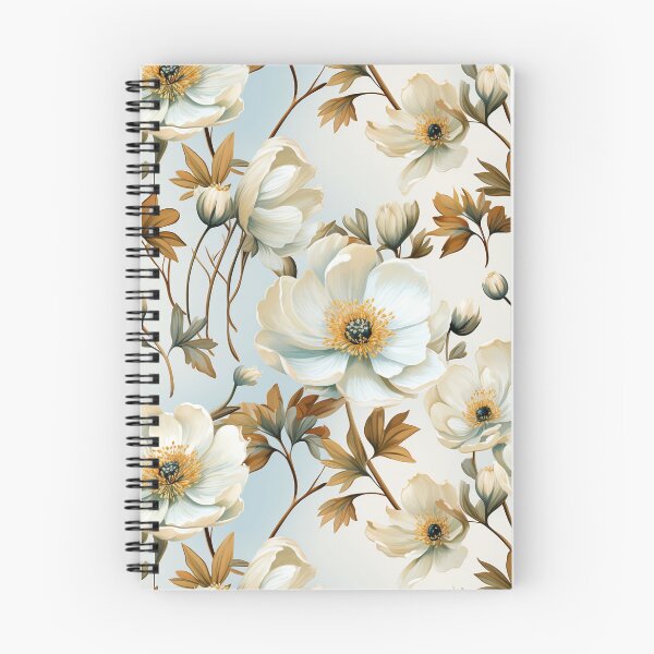 Item preview, Vintage Floral, White Anemone designed and sold by PigmeArt.