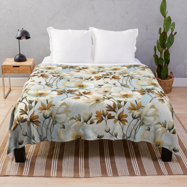Item preview, Vintage Floral, White Anemone designed and sold by PigmeArt.