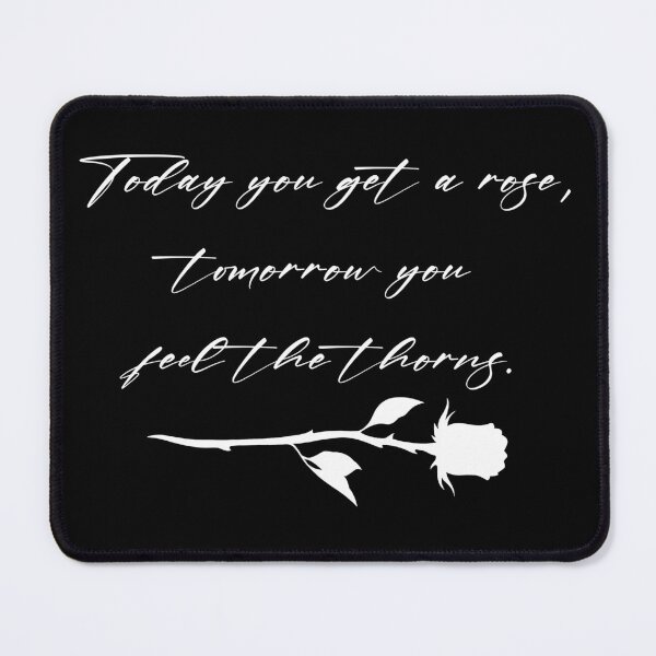 Item preview, ROSE & THORNS (dark background) designed and sold by InkVee.