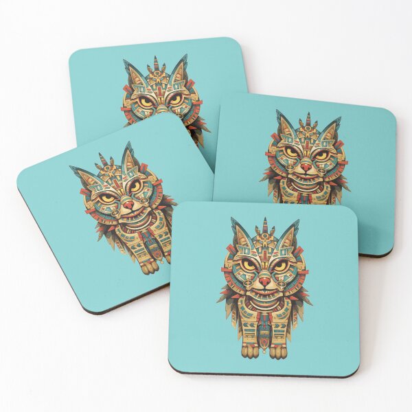 Item preview, Tribal Cat Deity designed and sold by Woop Woop .