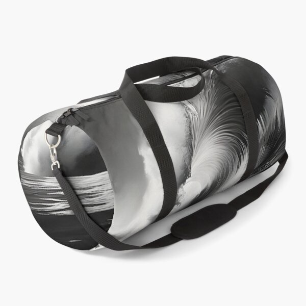 Item preview, black and white ocean wave breaking designed and sold by dcrc.