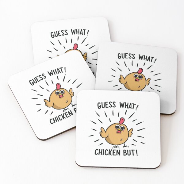 Item preview, Funny chicken Quote Guess What? Chicken Butt! designed and sold by Moad Fahim.