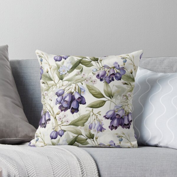 Item preview, Vintage Floral, Violet Bluebell  designed and sold by PigmeArt.