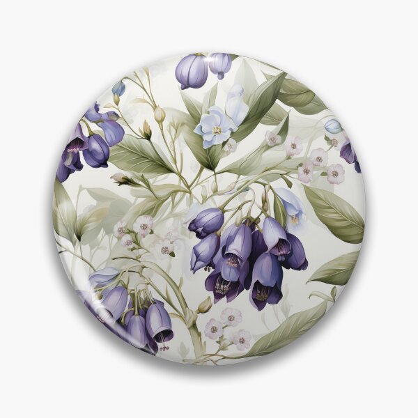 Item preview, Vintage Floral, Violet Bluebell  designed and sold by PigmeArt.