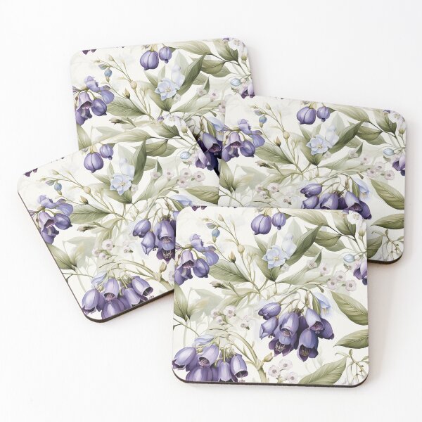 Item preview, Vintage Floral, Violet Bluebell  designed and sold by PigmeArt.