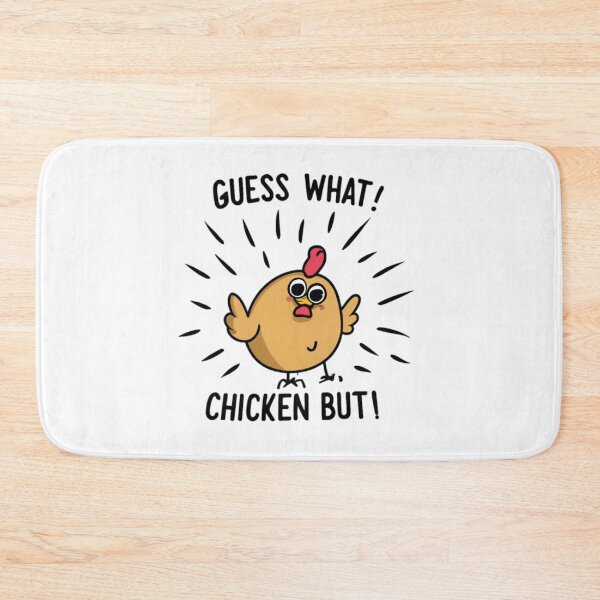 Item preview, Funny chicken Quote Guess What? Chicken Butt! designed and sold by Moad Fahim.