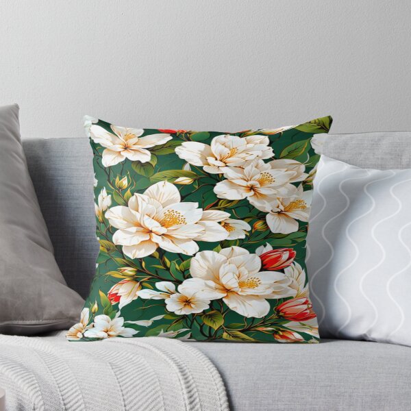 Aperçu de l'œuvre Motif floral rose et blanc créée et vendue par adlkh.