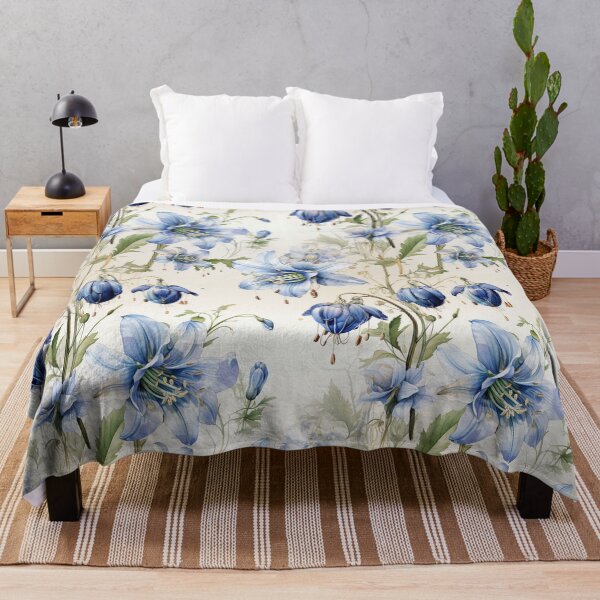 Item preview, Vintage Floral, Bluebell  designed and sold by PigmeArt.