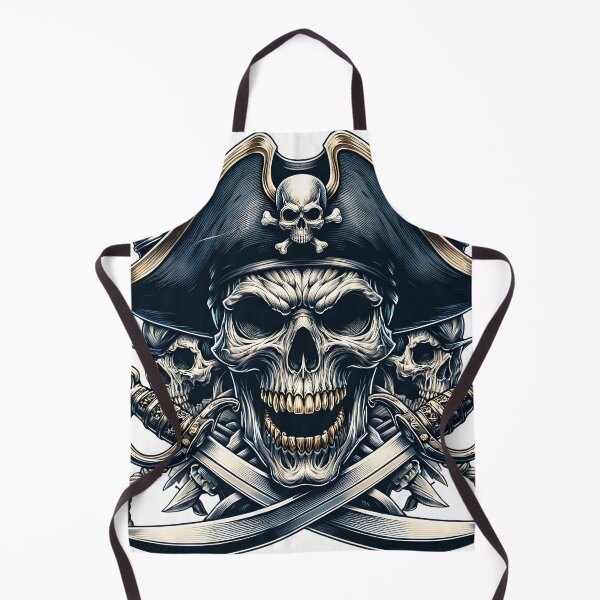 Item preview, Pirate Skull Tattoo designed and sold by Snifferius.