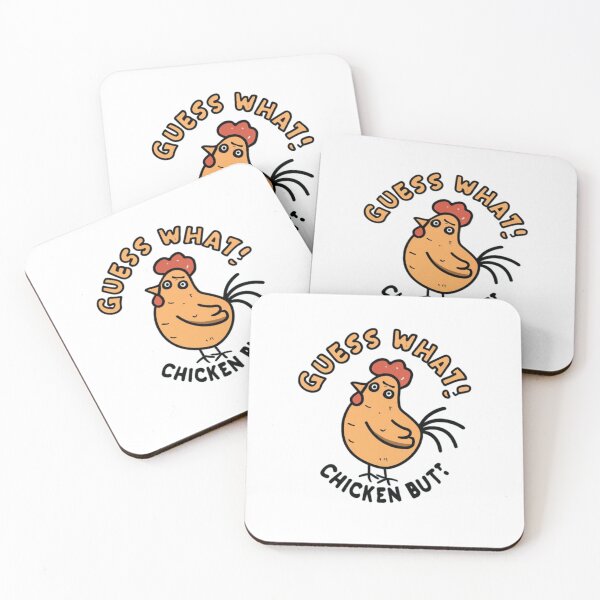 Item preview,  Funny chicken Quote Guess What? Chicken Butt! designed and sold by Moad Fahim.