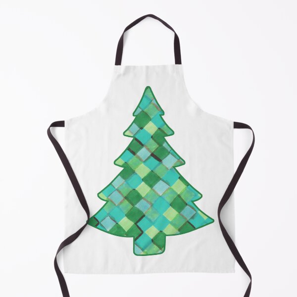Item preview, Checkered Evergreen Xmas Tree designed and sold by inklets.